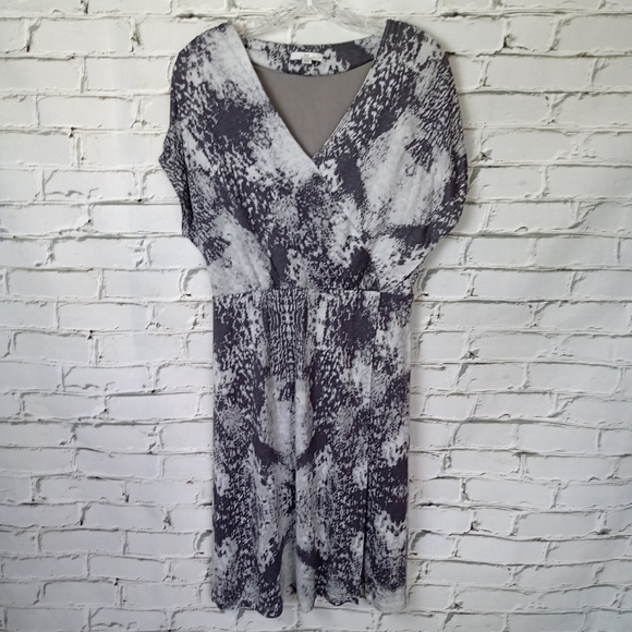 H by HALSTON Womens Multicolor Short Sleeve Dress - Picture 2 of 10